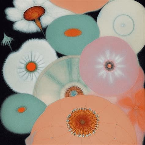 Hilma Af Klint Flowers · Creative Fabrica