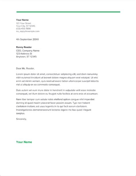 Google Docs Resume Cover Letter Template Collection - Letter Template ...