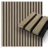 Akupanel Natural Oak Wood Veneer Slat Acoustic Panels D Interior Wall