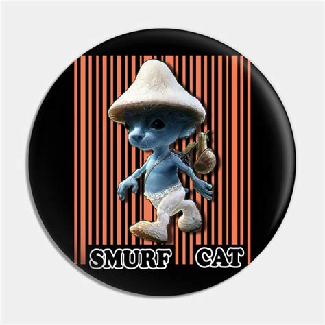 Funny Smurf cat Meme.Blue mushroom Cat meme. - Meme - Pin | TeePublic