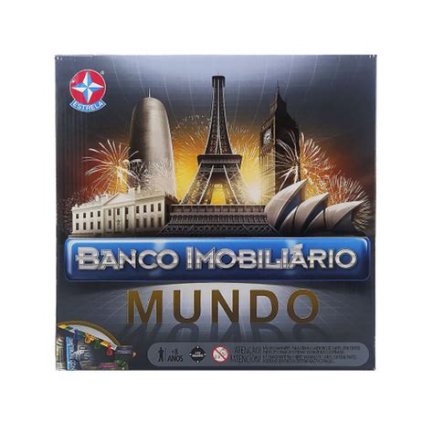 Jogo De Mesa Tabuleiro Banco Imobili Rio Mundo Estrela Submarino