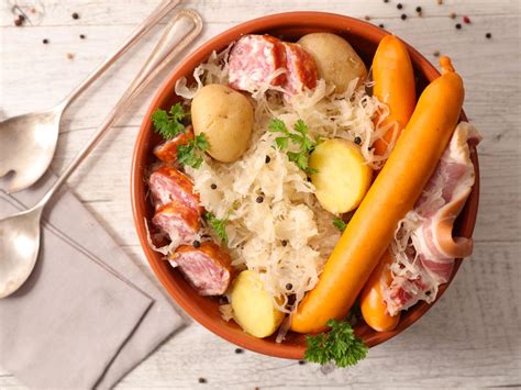 choucroute à l alsacienne au monsieur cuisine Recette de choucroute à