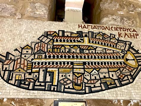 exploring madaba  city  mosaics  jordan laws  travel