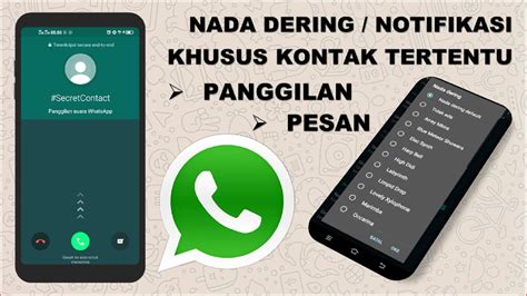 Cara Mengganti Dan Mengaktifkan Nada Dering Notifikasi Khusus Untuk