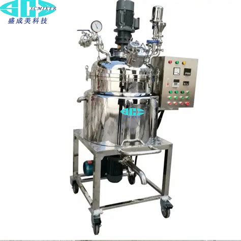 1000L Customizable Cosmetic Emulsifier Hydraulic Lifting Vacuum