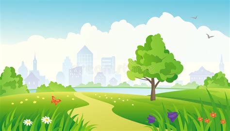 City park stock vector. Illustration of cityscape, clipart - 40762535