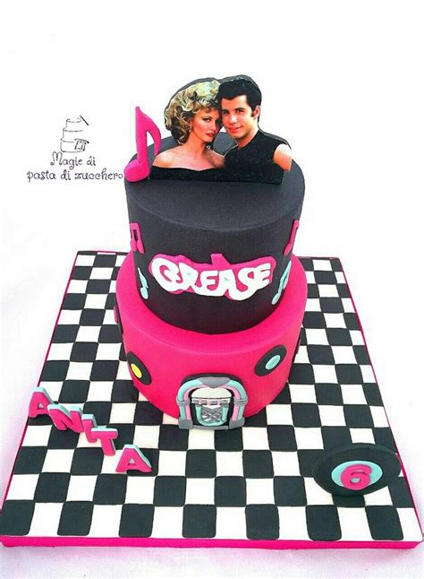 Grease Cake Decorated Cake By Mariana Frascella Cakesdecor