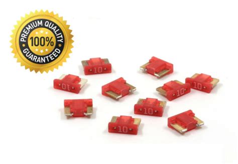 Premium 10 Pack 10 Automotive APS ATT Low Profile Mini Blade Fuses