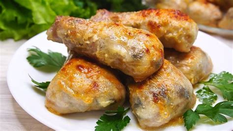 ФАРШИРОВАННЫЕ НОЖКИ Ингредиенты: Куриные окорочка – 9 шт., Большие ...
