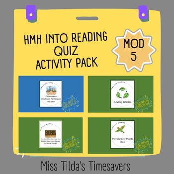 Grade Hmh Into Reading Module Powerpoint Assessment Pack By Miss Tilda