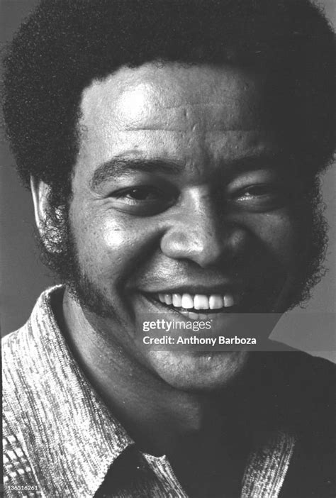 Close Up Portrait Of American Singer Bill Withers New York New