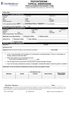 Fillable Online Topical Androgens UHCCommunityPlan Fax Email