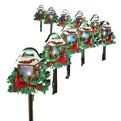 30 Lovely Christmas Bulb Path Lights - Home, Family, Style and Art Ideas