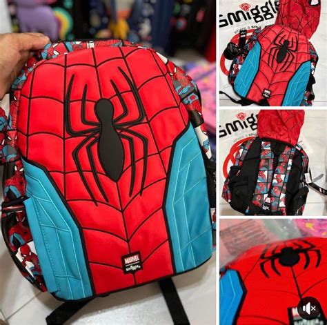 Smiggle spiderman junior backpack on Carousell