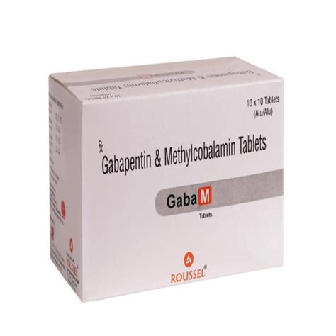 Gabapentin Mg Methylcobalamin Mcg Gaba M Tablets