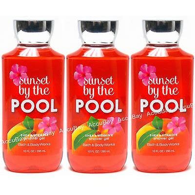 Jual Bath Body Works Bbw Shower Gel Sunset By The Pool Ml