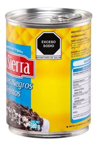 Frijoles Negros La Sierra Refritos 580 Gr Caja Con 24 Pieza En Venta