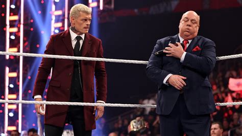 Heres Who Produced Cody Rhodes Paul Heyman Wwe Raw Segment Wrestletalk