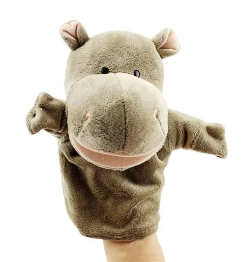 Bigmouth Hand Puppet Animal Plush Toys For Babies Adult With Movable