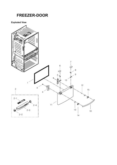 Samsung Rf4287harsxac 00 Refrigerator Partswarehouse