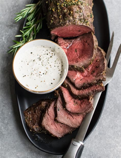 Herb Crusted Roast Beef with Horseradish Sauce | Carolyn's Cooking ...