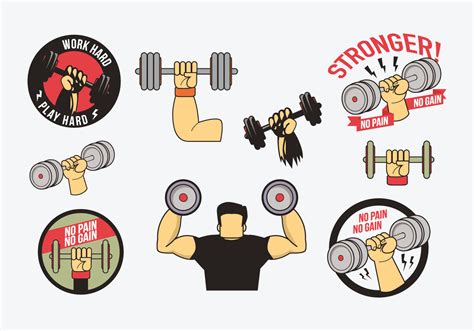 Free Dumbbell Vector 135783 Vector Art at Vecteezy