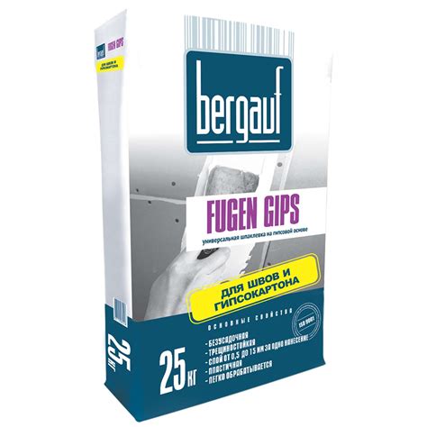 Bergauf Fugen Gips