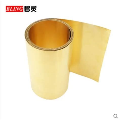 Thickness 0 1mm Width 20 100mm 1Meter ROLL Thin Brass Strip Brass Sheet