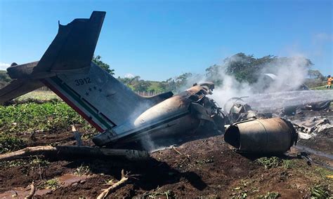 Se Desploma Aeronave De La Fuerza A Rea En Veracruz Hay Muertos