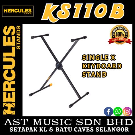 Hercules Ks B Single X Keyboard Stand Ks B Ks B Lazada