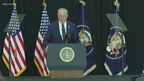 U.S. Sen. Chuck Schumer speaks at President Biden's event | wgrz.com