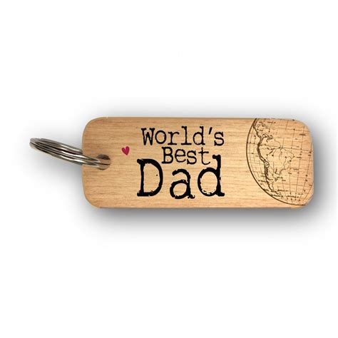 Keyring Worlds Best Dad Sevenyays