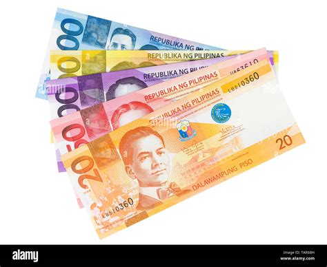 Philippine banknotes in various denominations Stock Photo - Alamy