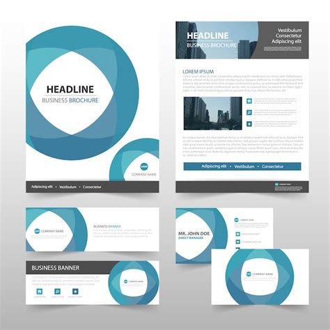 Premium Vector | Business brochure template