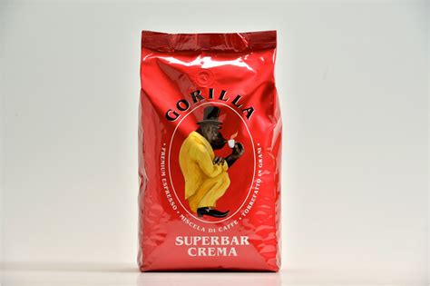 JOERGES Gorilla Espresso Super Bar Crema 1000g Kaffeebohnen Rot