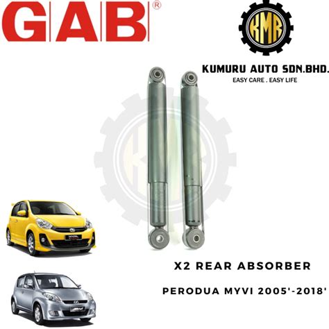 GAB PERODUA MYVI 2005 2010 MYVI LAGI BEST 2011 2017 MYVI D20N 2018 REAR