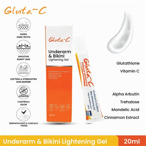 Gluta C Intense Whitening Underarm And Bikini Gel ML Shopee Philippines