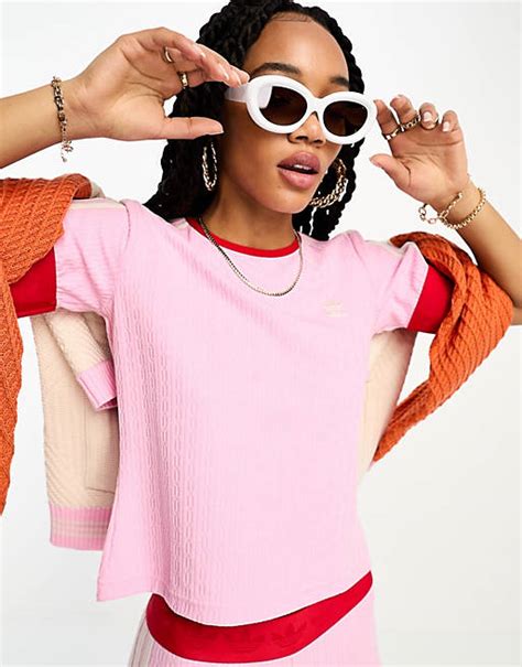 Adidas Originals Adicolor 70s T Shirt In Pink Asos