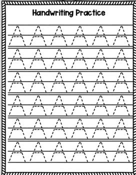 Handwriting-Letter Formation Worksheets for Kindergarten by Teaching ...