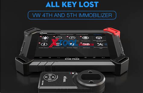 XTOOL X100 PAD2 Pro Full Configuration Support VW 4th 5th IMMO