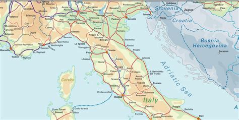 Printable Italy Train Map