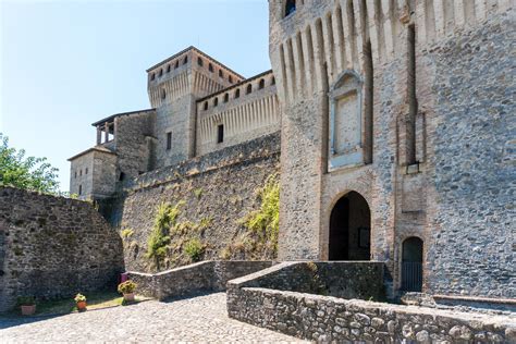 Torrechiara,Italy-July 31, 2022-View of Torrechiara castle in the ...