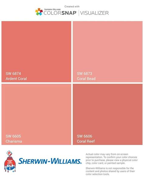 I Just Created This Color Palette With The Sherwin Williams Colorsnap