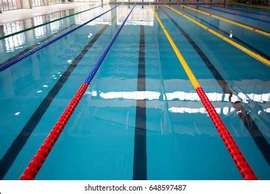 Olympic Swimming Pool Lane Markers Stock Photo 648597487 | Shutterstock