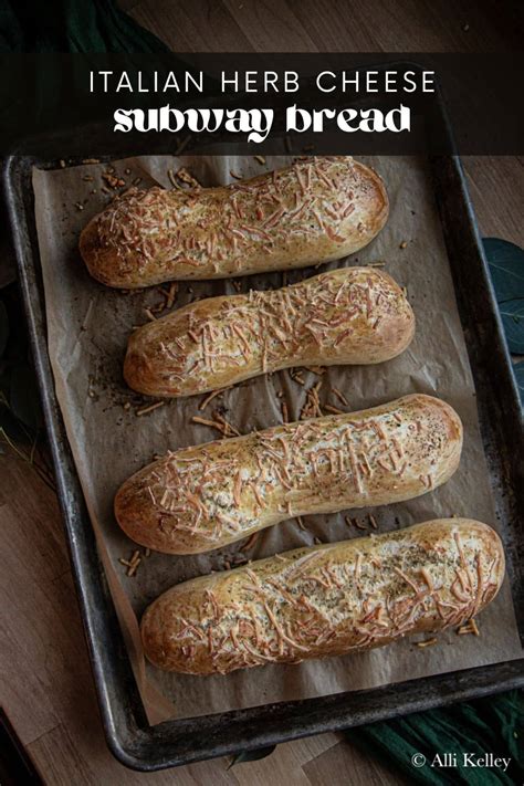 Subway Bread Recipe Italian Herb Cheese Longbourn Farm