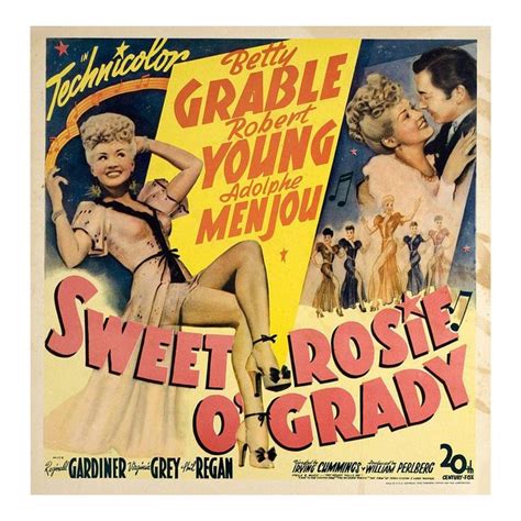 Sweet Rosie O Grady 1943 U S Window Card Film Poster Window Cards