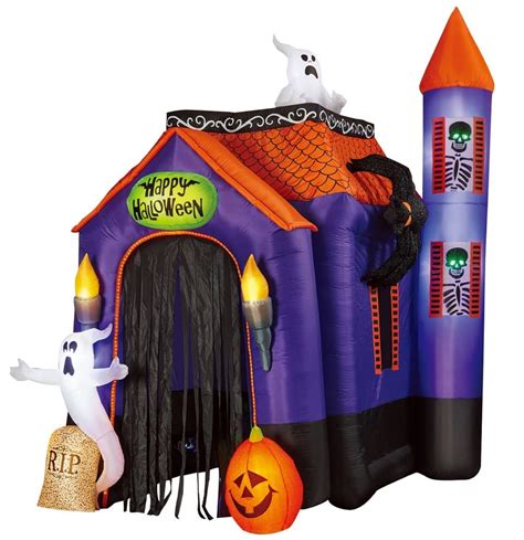 Amazon Pre Lit 12FT Halloween Airblown Inflatable Haunted House