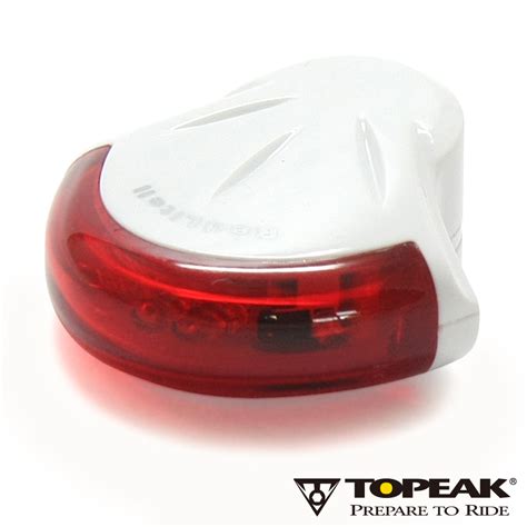 TOPEAK RedLite II 220度超廣角全新防水4LED尾燈 白 尾燈 警示燈 反光片 Yahoo奇摩購物中心