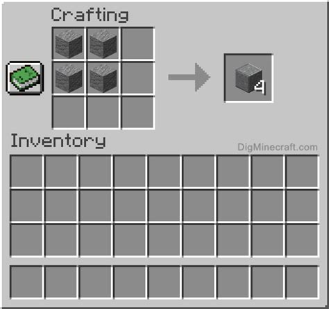 How to make Polished Andesite in Minecraft