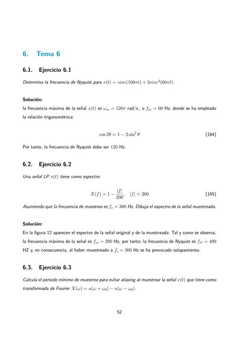 Solution Muestreo Y Reconstruccion De Senales Ejercicios Resueltos